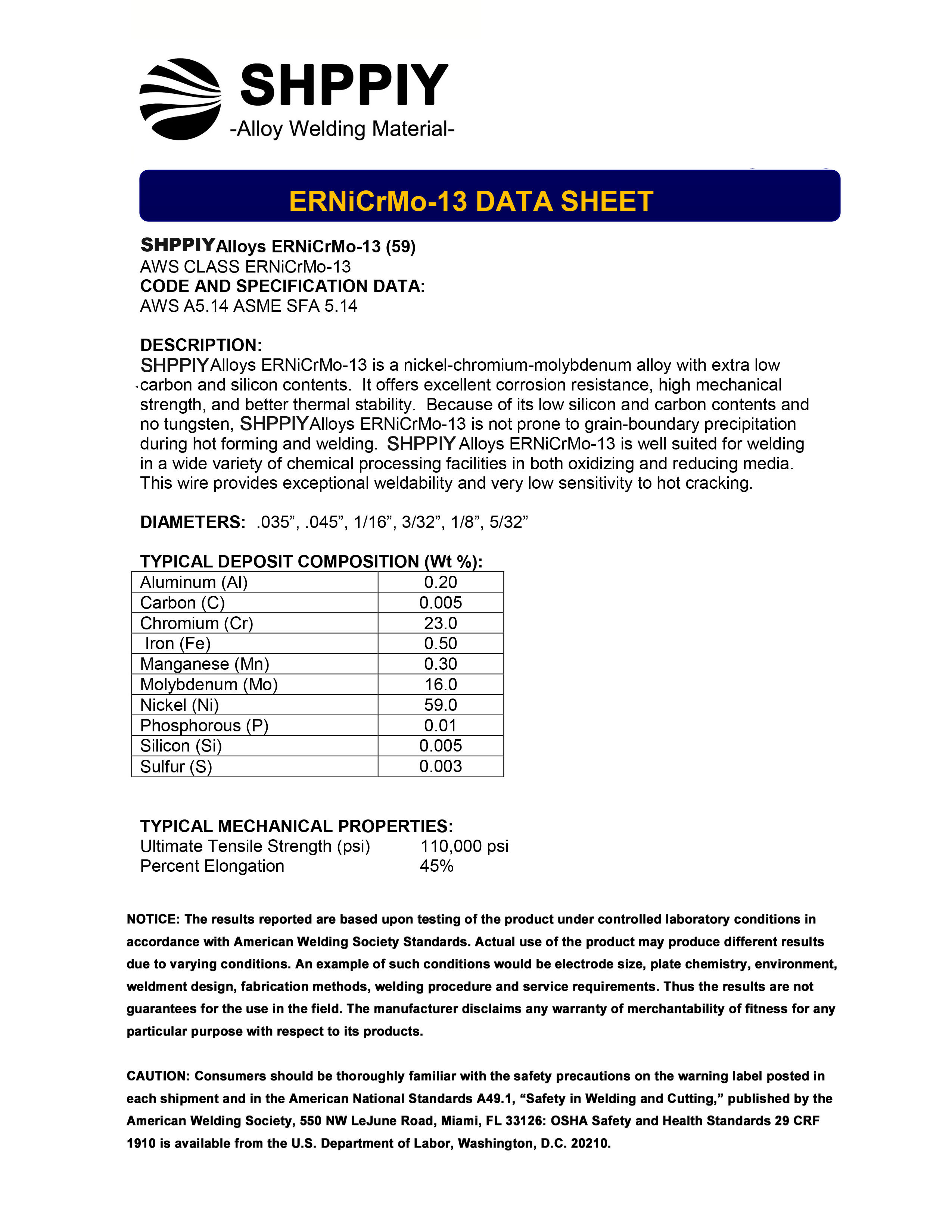 ERNiCrMo-13