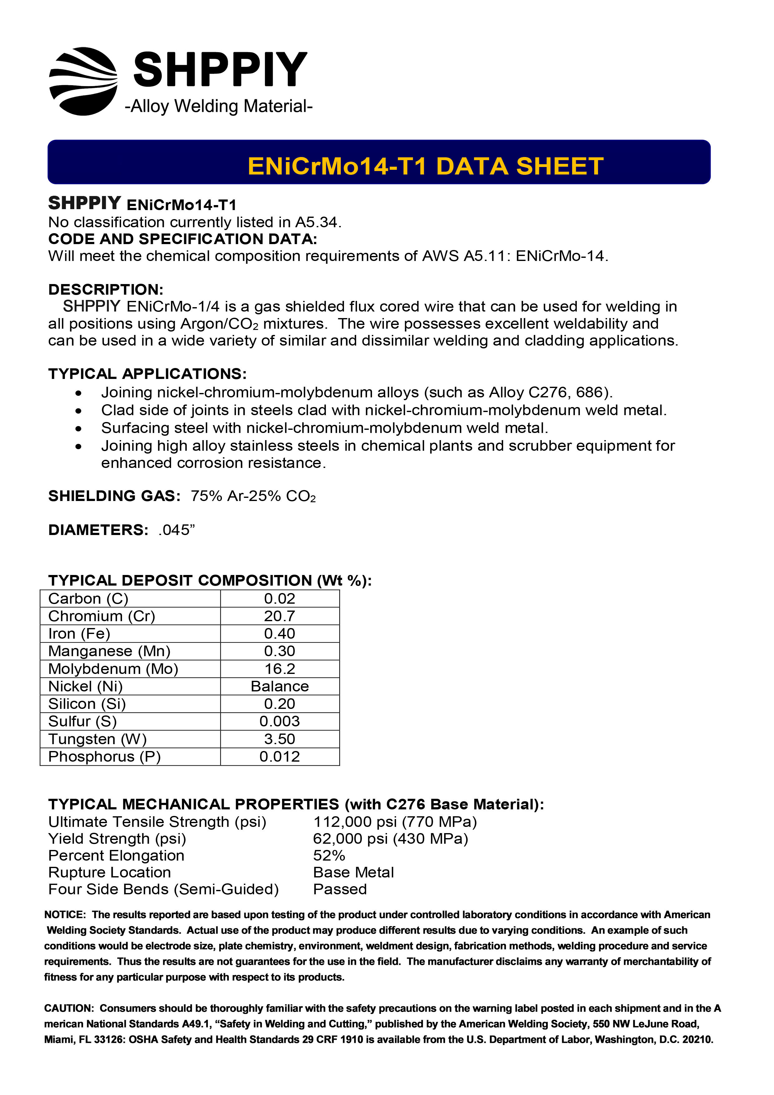 ENiCrMo-14-T1