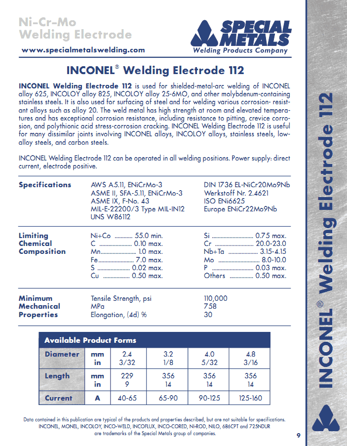 INCONEL 112